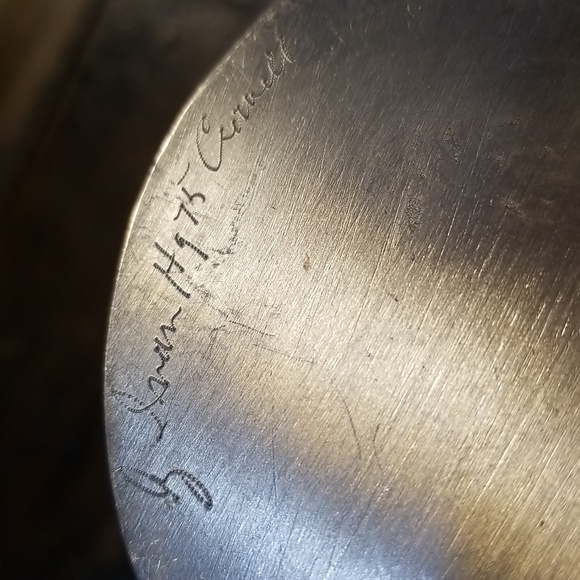 Super cute Hand made jug - heavy - appears to be pewter - Picture 5 of 10